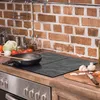 Skleněný kryt varné desky 2 ks 30x52, břidlicově šedý Náhled obrázku produktu 4