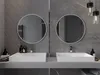 Mexen Loft specchio da bagno rotondo 70 cm, cornice bianca Anteprima dell’immagine prodotto 4