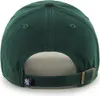 The back view of a dark green baseball cap. Produktbild-Vorschau