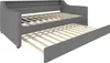 Schlafsofa 90x200 Grau – LED-Beleuchtung, USB, ausziehbares Produktbild-Vorschau 23