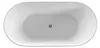 Aqualine TURIA STRIP Freistehende Badewanne 170x80cm, Weiß Produktbild-Vorschau 2