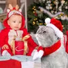 Katzen Hunde Weihnachtskostüm, Haustier Kostüm Weihnachten Produktbild-Vorschau 5