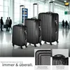 tectake® Set de valises à coque dure 3 pièces, en plastique Voir les images du produit 3