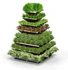 Hochbeet "HighBeet Tower" 8 Ebenen aus verzinktem Blech Produktbild-Vorschau 2