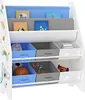 Kinderregal ‘Ponteceso’ mit 2 Ablagefächern und 6 Faltboxen Produktbild-Vorschau 3