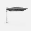 sweeek - Rechteckiger Sonnenschirm 3x4 m - Grau Produktbild-Vorschau 3