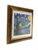 A framed painting of Van Gogh's Starry Night is shown against a white background. Produktbild-Vorschau