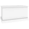 vidaXL Úložný box biely 70 x 40 x 38 cm materiál na báze Náhľad obrázku produktu 3