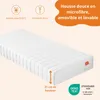 matelas ergonomique 7 zones en mousse froide, 100 x 200 cm, Voir les images du produit 2