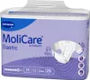 The image shows the packaging of Hartmann MoliCare® Premium Elastic adult diapers. Podgląd zdjęcia produktu
