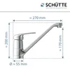 SCHÜTTE Küchenarmatur GRANDE, Wasserhahn Küche mit Produktbild-Vorschau 4