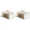 2 Stück Teleskopschublade Ausziehbare  Aufbewahrungsregale Produktbild-Vorschau 2