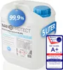 A large white plastic container of Isopropanol 99.9% with labels and seals. Produktbild-Vorschau