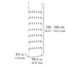 WENKO Teleskop Schuhregal Atlas Garderobe 68,5x100-300x8,5 Produktbild-Vorschau 4