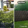 Sichtschutzstreifen Zaunblende aus PE-Rattan – cognac Produktbild-Vorschau 4
