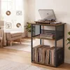 VASAGLE Plattenspieler Regal, HiFi Rack mit Schallplatten Produktbild-Vorschau 5