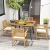 COSTWAY Gartentisch 107x107cm, quadratischer Terrassentisch Produktbild-Vorschau 8