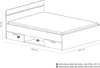 Demeyere Lit adulte MICHIGAN - 140 x 190 cm - Multiples Voir les images du produit 6