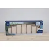 A product box containing a set of LED candles, displayed on a wooden surface. Produktbild-Vorschau
