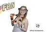 Riesenbrille FAN, Herzbrille, Deutschland, Fanartikel, Produktbild-Vorschau 4