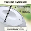 Plastard Blumenschale Weiss Ø 40 cm mit Untersetzer - Produktbild-Vorschau 3