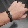 UNIQAL | Unendlichkeit Lederarmband "INFINITY" Herren Produktbild-Vorschau 3