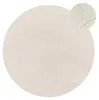 Tapis de salon Motif Skandi Boho Uni 3D Abstrait Crème Voir les images du produit 8