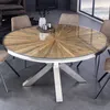 riess-ambiente Runder Esstisch BARRACUDA 140cm braun Teak Produktbild-Vorschau 1