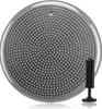 A gray balance pad with a black hand pump is shown on a white background. Náhled obrázku produktu