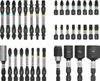A collection of Bosch professional screwdriver bits and sockets arranged in a grid on a white background. Voir les images du produit