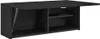 Bad-Wandschrank Schwarz 80x25x30 cm Holzwerkstoff Produktbild-Vorschau 2