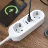 Steckdosenleiste – 2 Steckdosen+2×USB A+1×USB C, 1,5m, 1,5mm2, weiss Produktbild-Vorschau