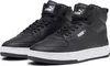 A pair of black Puma high-top sneakers with white soles and white Puma branding. Podgląd zdjęcia produktu