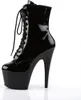 ADORE-1020 Damen Booties von Pleaser, Schwarz Lack , EU 37, Produktbild-Vorschau 3