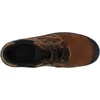 A top-down view of a brown work boot. Produktbild-Vorschau