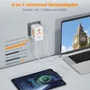 65W Reiseadapter Weltweit Universal Reisestecker mit 1 USB Produktbild-Vorschau 2