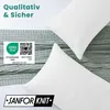 Jersey Kissenbezug 2er Set 40x80 cm 100% Baumwolle Weiss Produktbild-Vorschau 3