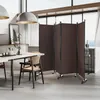 COSTWAY 225 x 173cm Séparation de pièce sur roulettes, Voir les images du produit 2