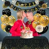 Celejoy® 70 Jahre 92-teilig Schwarz & Gold Produktbild-Vorschau 3