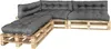 Palettenkissen Set 3x L (120x80cm) 3x M (120x40cm) Produktbild-Vorschau 1
