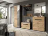 Garderobe Sitzbank "Cooper" Artisan Eiche und grau Produktbild-Vorschau 5