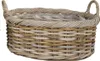 Natur Rattankorb NORDERNEY Kubu Grey ca.40cm Pflanzkorb Produktbild-Vorschau 5