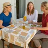 PCV Wachstuch Herzen Tischdecke abwischbar Produktbild-Vorschau 3