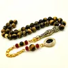 Tesbih Tespih TIGERAUGE KAPLANGÖZÜ Echter Stein Rosary Produktbild-Vorschau 2