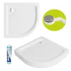 ECOLAM Receveur de douche Semi-circulaire Ben 90x90 x 15 cm Voir les images du produit 6