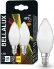 The image shows the packaging of two LED light bulbs, with one bulb also displayed separately. Produktbild-Vorschau