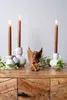 Clayre & Eef Kerzenständer 9 cm Beige Porzellan Produktbild-Vorschau 7