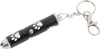 A black laser pointer with white paw prints and a silver tip, attached to a keychain. Anteprima dell’immagine prodotto