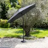 Gerader Sonnenschirm HAPUNA rund 3,30m Durchmesser grau Produktbild-Vorschau 2