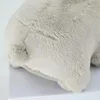 Niedliches, trauriges Hamster-Plüschtier mit rosa Schleife Produktbild-Vorschau 2